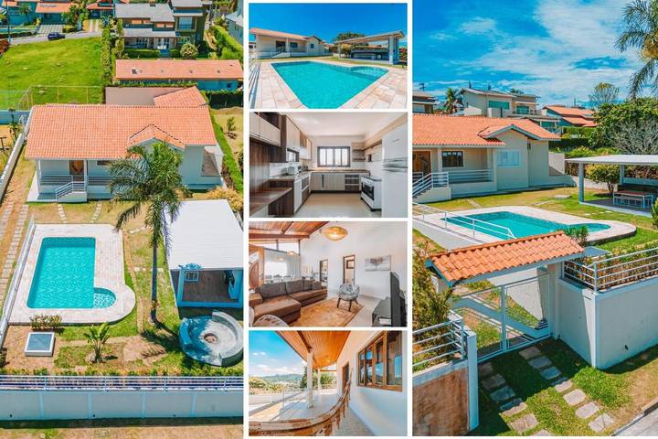 Casas e apartamentos de temporada para 11 pessoas, com balcão e vista em Bom Jesus dos Perdões