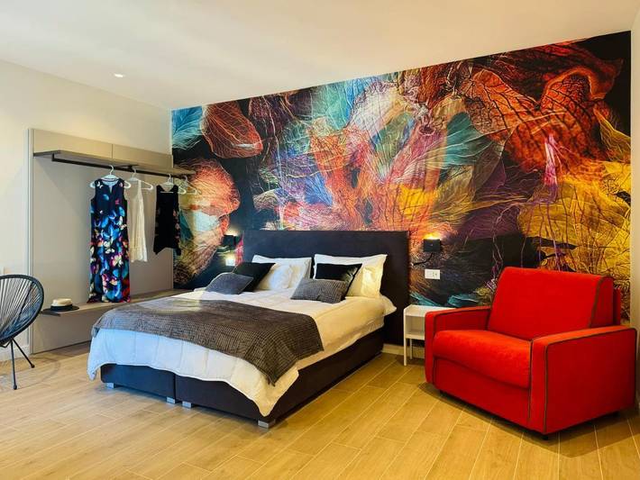 B&b per 2 persone, con panorama e terrazza in Meta