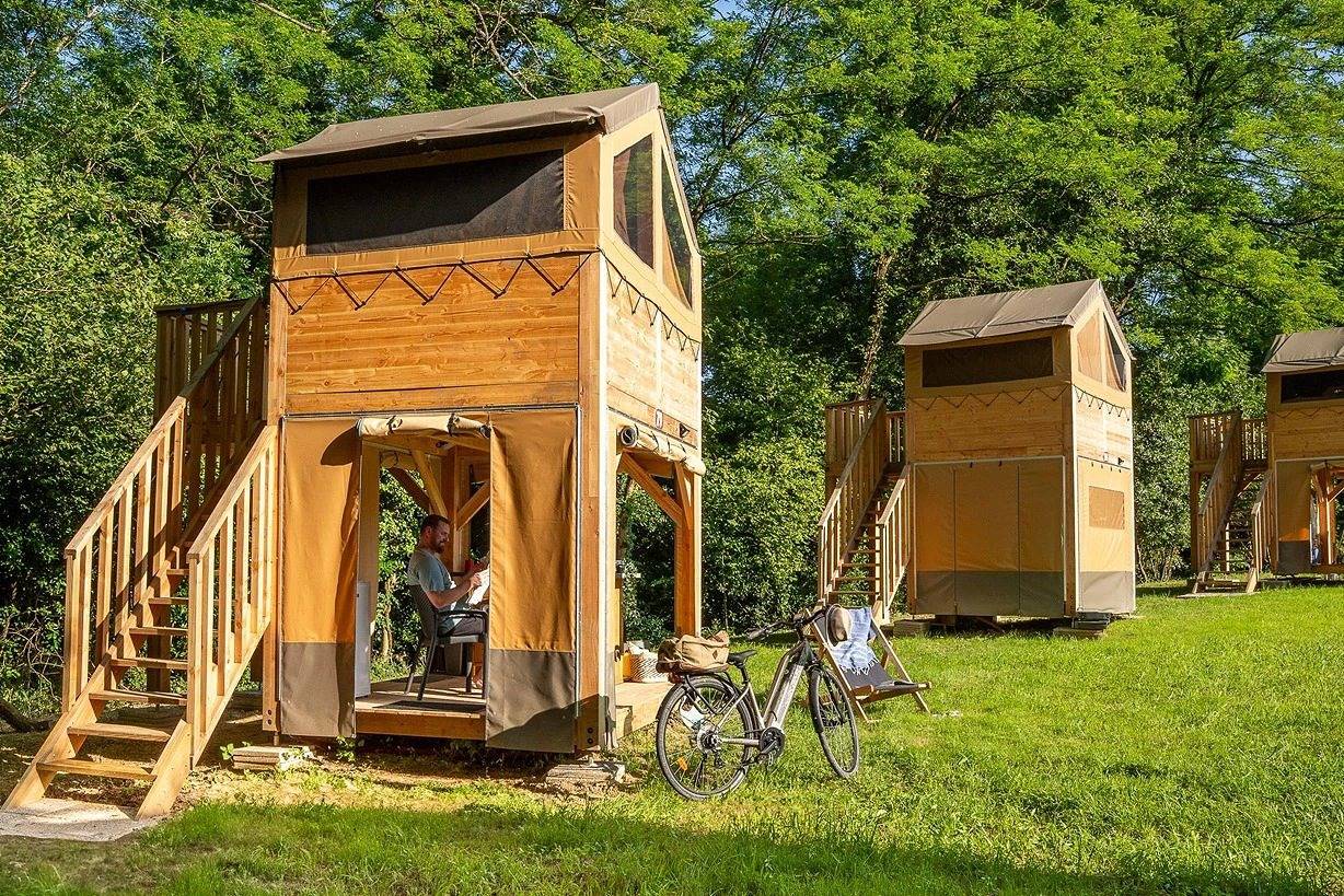 Escapade nature - Tente baroudeur - Camping avec piscine in Urt, Bayonne und Umgebung