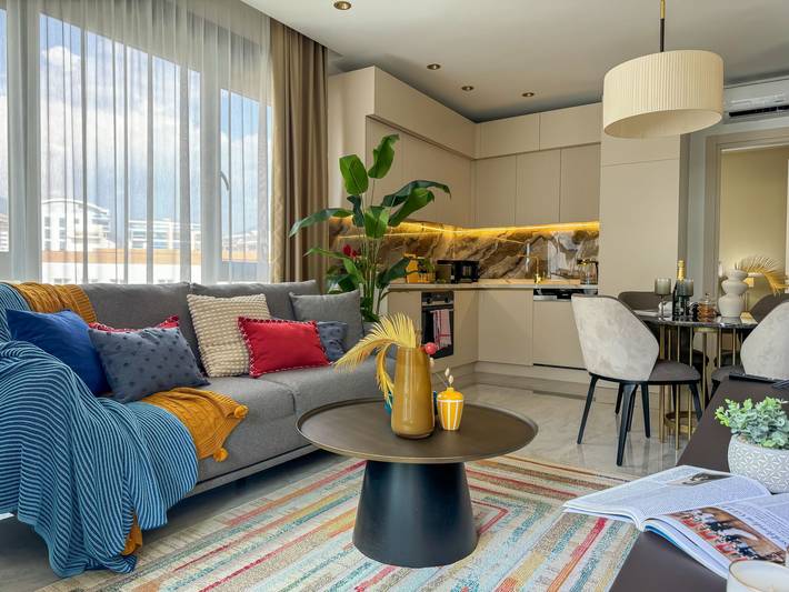 Gîte pour 4 personnes, avec sauna ainsi que piscine et balcon à Alanya - 4