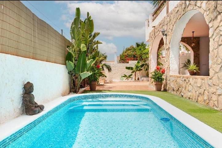 Casa rural para 7 personas, con vistas y balcón además de piscina y jardín en Águilas - 3