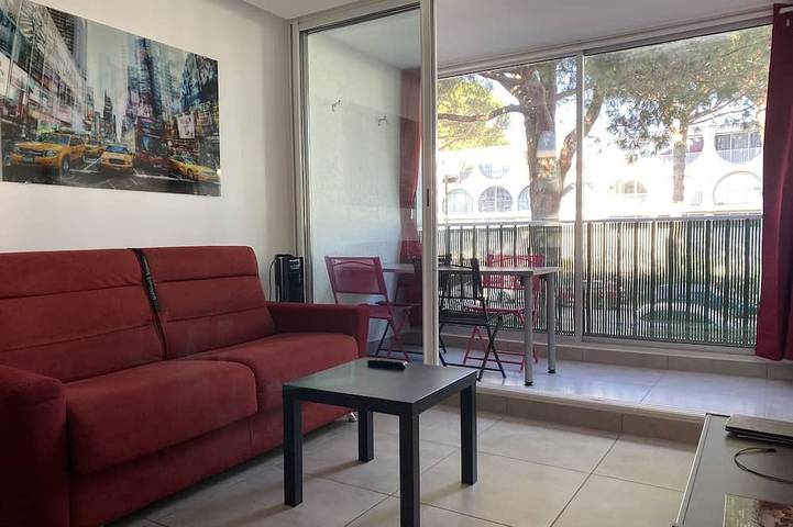 Appartement de vacances pour 3 personnes, avec balcon à La Grande-Motte