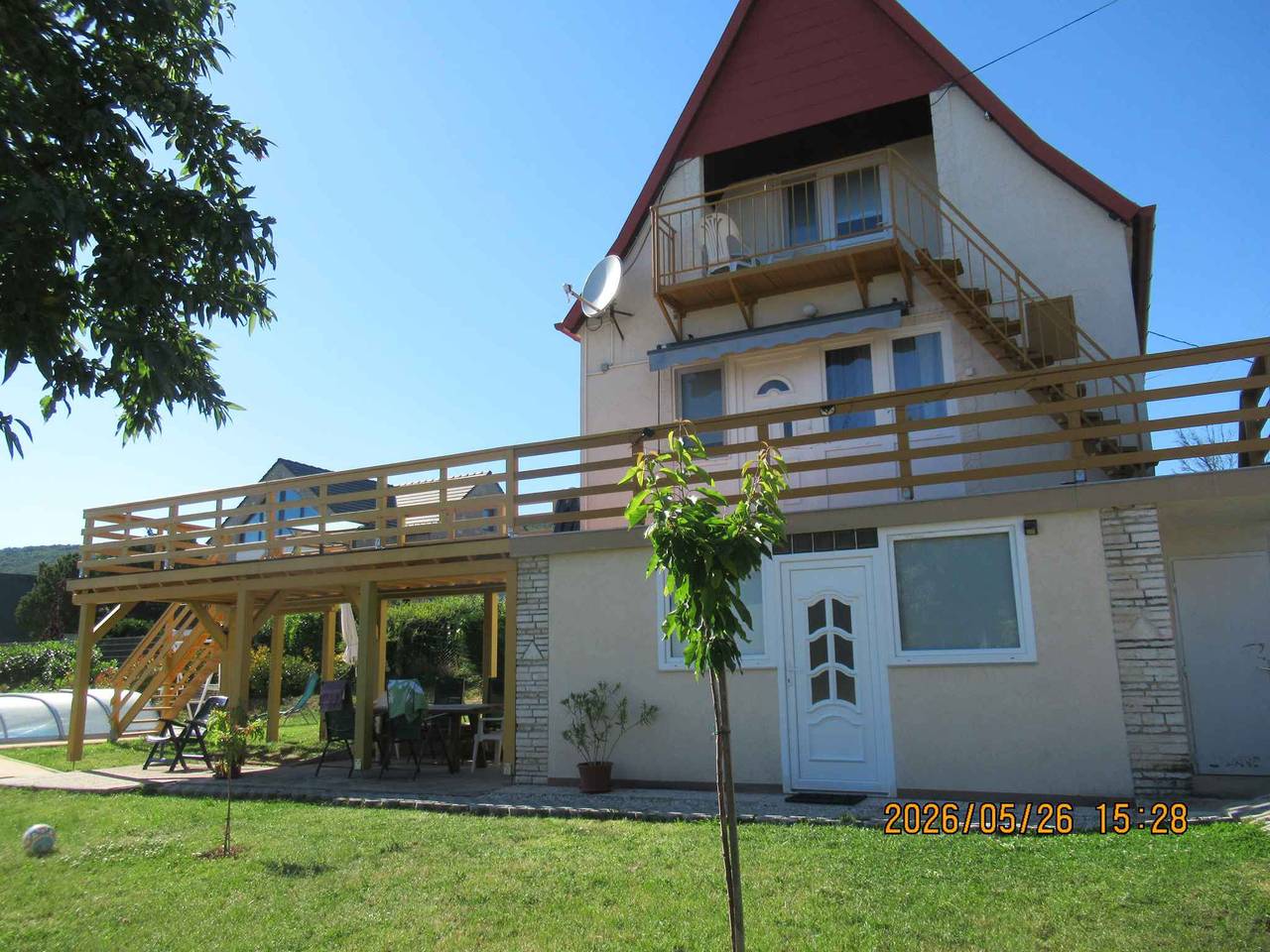 Ferienhaus Ferienwohnung mit Pool und Klimaanlage  in Csopak, Balatonfüredi járás