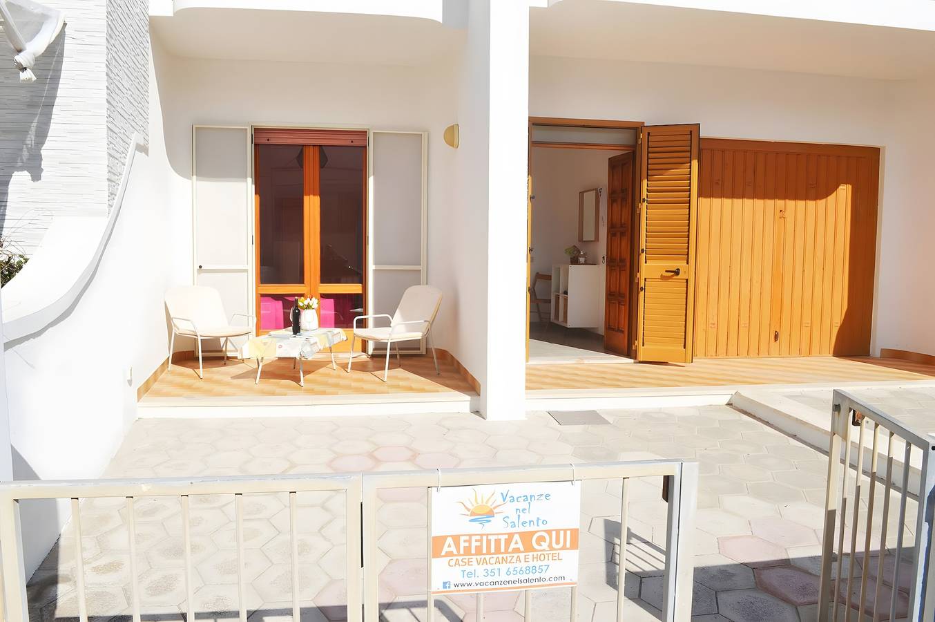 Ferienhaus 'Mizu für 4 in San Foca' mit privatem Garten in Melendugno, Lecce Provinz