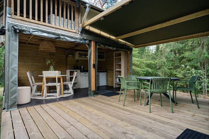 Camping für 4 Personen, mit Terrasse und Balkon/Terrasse in den Niederlande - 3