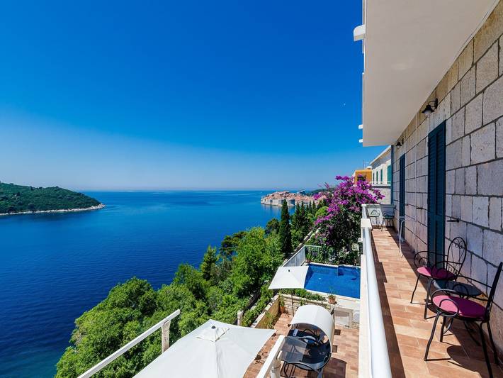 Ferienhaus für 14 Personen, mit Balkon und Meerblick in Dubrovnik - 3