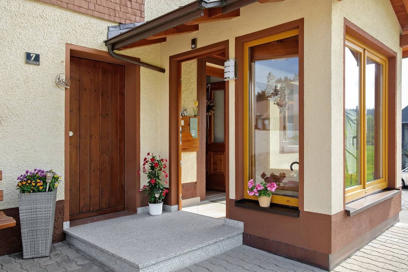 Ganze Wohnung, Ferienwohnung 'Haus Brunner' mit Bergblick, privater Terrasse und Wi-Fi in Grafenhausen, Südschwarzwald