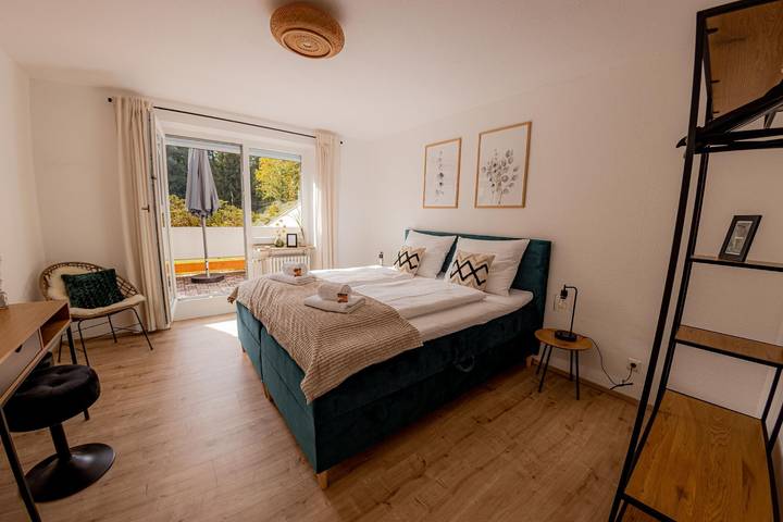 Ferienwohnung für 4 Personen, mit Garten und Balkon in Passau