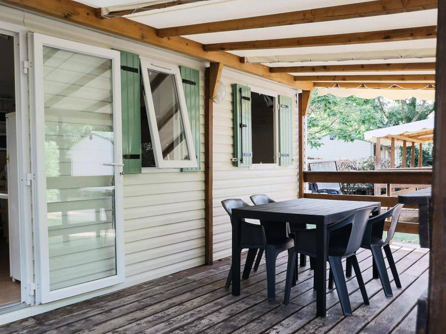 Camping Club Le Florida - Mobilhome 6 personnes - Mobil Home 4 Pièces 6 Personnes Climatisé in Elne, Côte méditerranéenne (France)