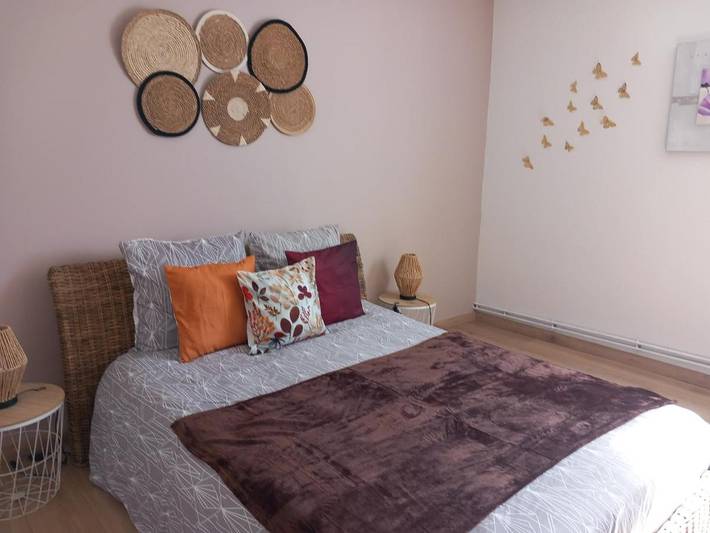 Appartement de vacances pour 4 personnes, avec terrasse et vue, animaux acceptés