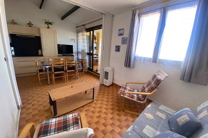 Location de vacances pour 4 personnes, avec balcon, animaux acceptés dans Plage Le Grau De Leucate - 4