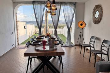 Ferienwohnung für 6 Personen, mit Garten in Lu Fraili di Sopra