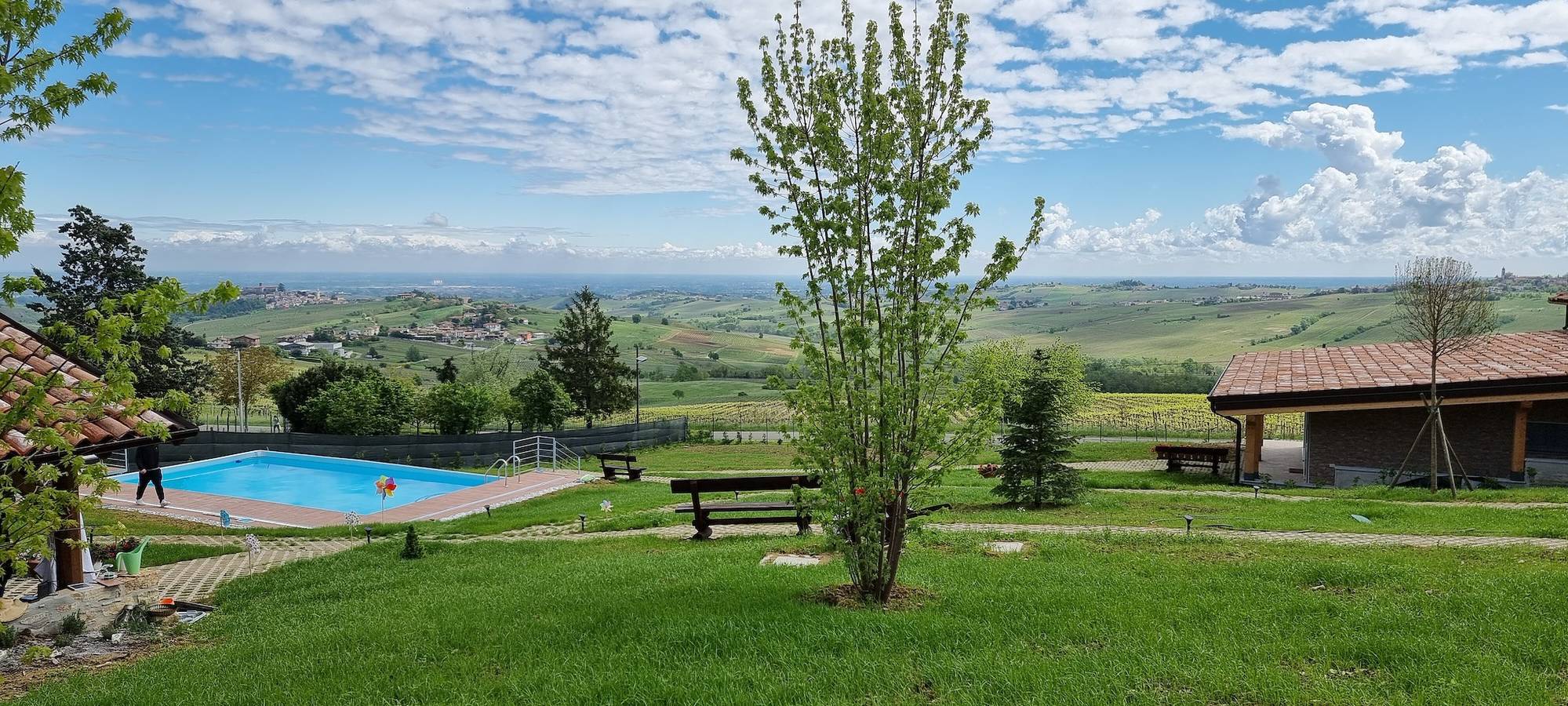 Villa 'Casa Vacanze Elios B' with Mountain View, Wi-Fi and Air Conditioning in Santa Maria della Versa, Oltrepò Pavese