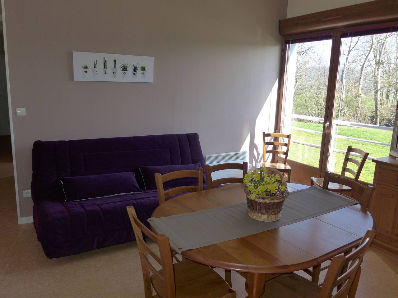 Casa junto al Marne con terraza, 2 dormitorios in Alto Marne