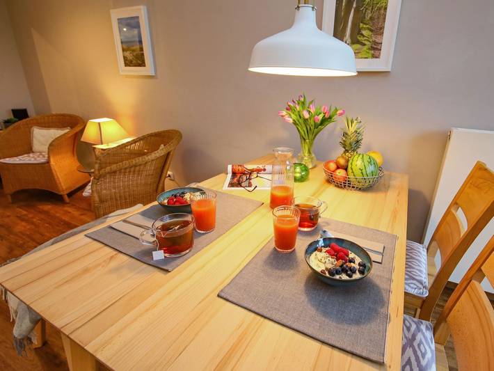 Ferienwohnung für 4 Personen, mit Balkon und Terrasse sowie Garten in Wittenbeck - 3