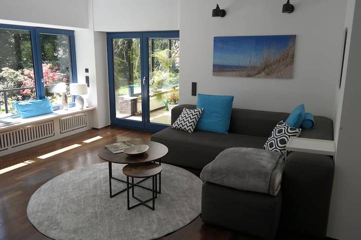 Ferienhaus für 3 Personen, mit Balkon und Garten