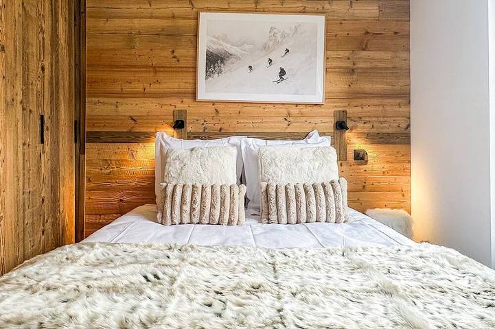 Gîte pour 4 personnes, avec jardin et balcon, animaux acceptés dans Palais Des Sports Et Des Congres Megeve - 2