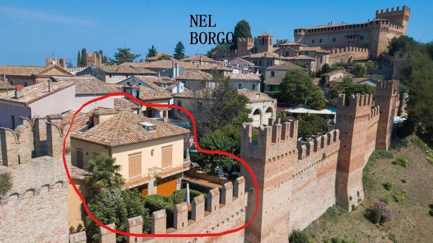 Casa vacanza per 3 persone, con Terrazza e Giardino nonché Panorama a Gradara