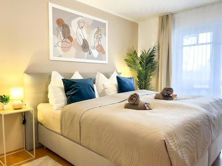 Ferienwohnung für 4 Personen, mit Balkon und Terrasse sowie Ausblick in Sigmaringen