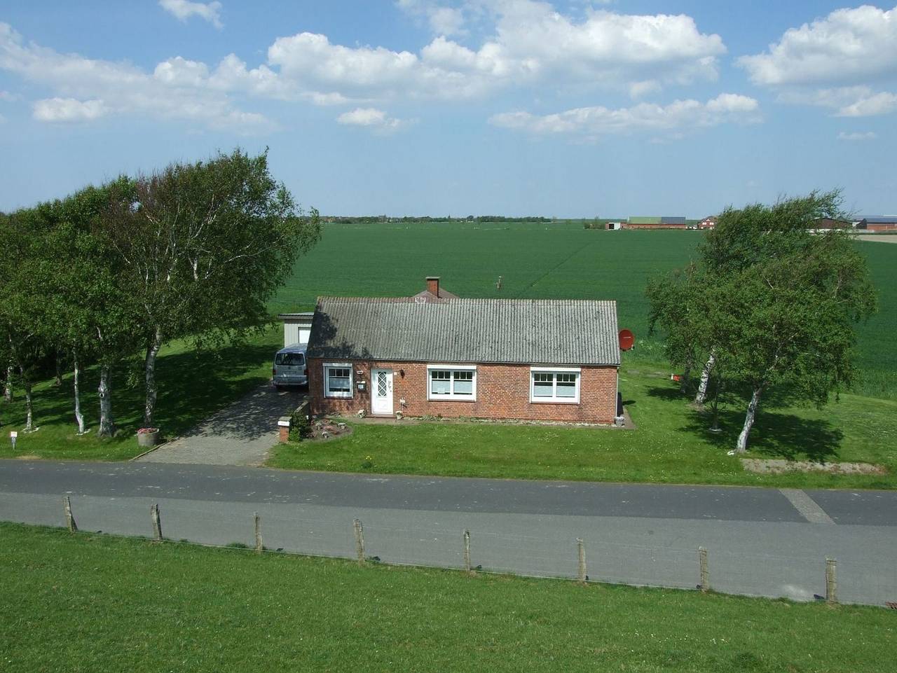 Ferienhaus direkt am Deich - Ferienhaus am Deich in Friedrichskoog, Dithmarschen