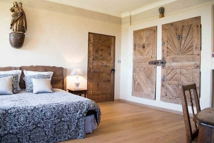 Suite-Panorama-Ensuite mit Bad-Blick auf den Fluss-Suite Panoramique in Villeneuve-lès-Avignon, Nimes und Umgebung