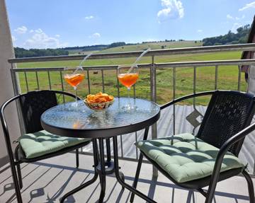 Gîte pour 4 personnes, avec balcon à Winkel