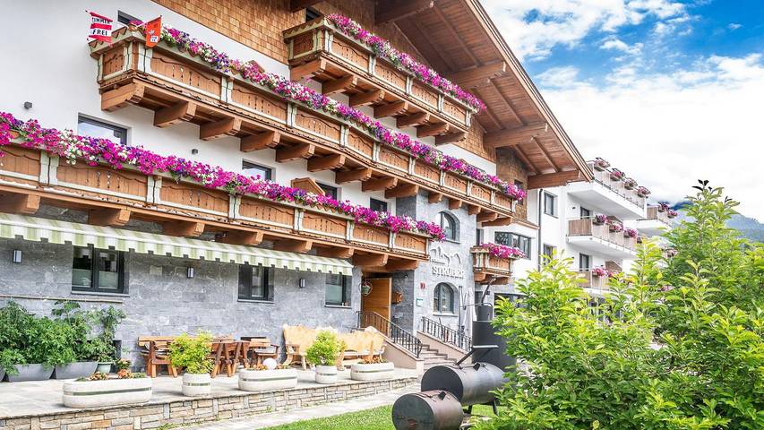 Ferienwohnung für 3 Personen, mit Terrasse und Garten sowie Sauna, mit Haustier