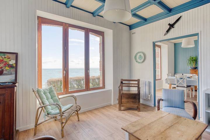 Location de vacances pour 8 personnes, avec Balcon ainsi que Terrasse et Jardin dans Le Pouldu