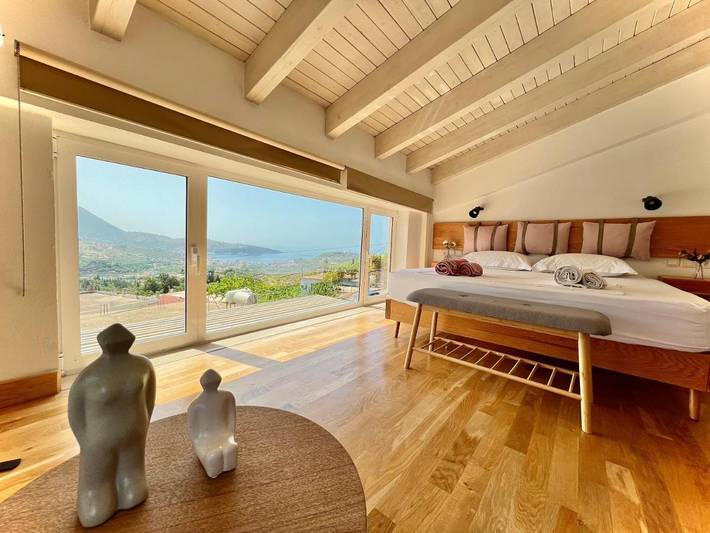 Maison d’hôte pour 5 personnes, avec vue et jardin à Himarë
