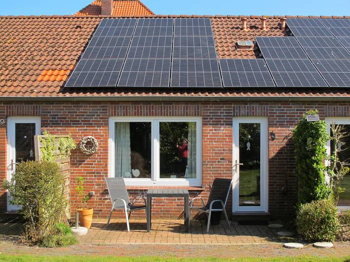 Ferienwohnung für 3 Personen, mit Terrasse und Garten in Dornum (Stadt)