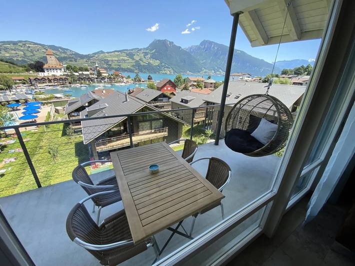 Gîte pour 4 personnes, avec Balcon à Spiez - 2