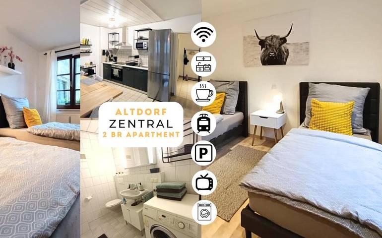 Ferienwohnung für 4 Personen, mit Terrasse und Garten in Altdorf bei Nürnberg