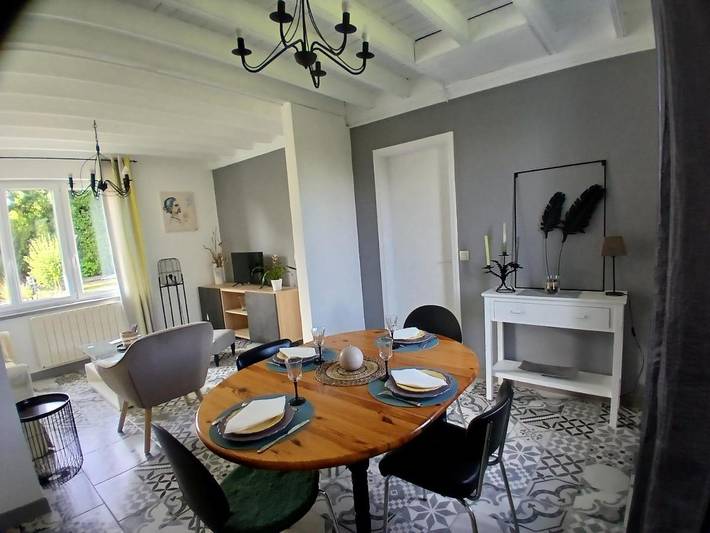 Location de vacances pour 4 personnes, avec Terrasse ainsi que Jardin et Vue à Saint-Martin-aux-Buneaux - 3