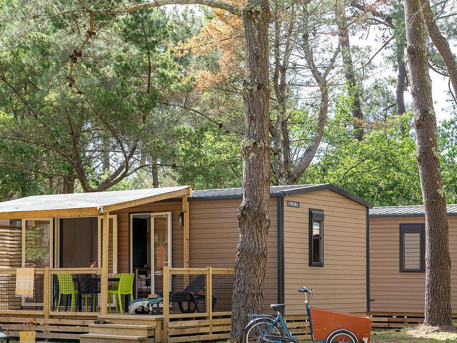 Camping Les Couleurs de la Coubre  - Mobilhome 6 personas - Cabaña Familiar Tv Bt Wifi - 3 dormitorios - 6 plazas in La Tremblade, Côte de Beauté