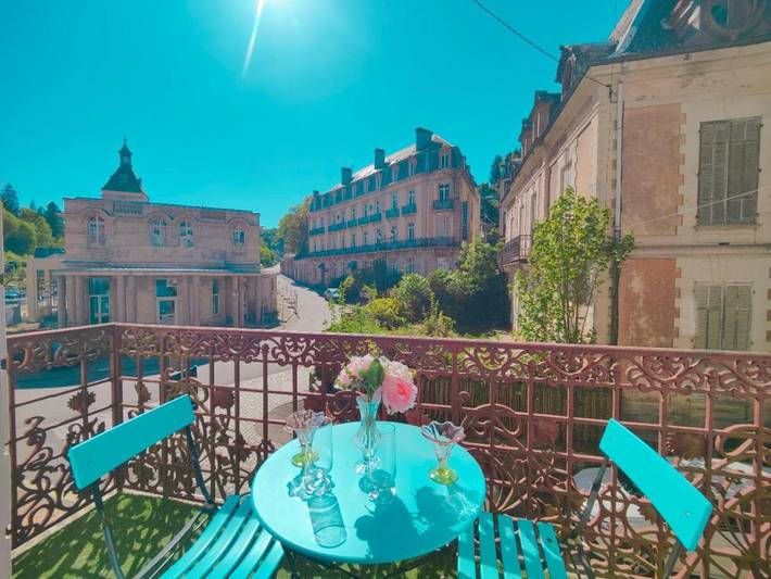 Gîte pour 2 personnes, avec vue et balcon, animaux acceptés à Plombières-les-Bains