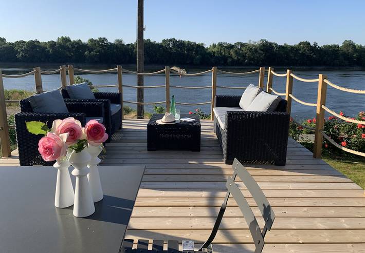 Gîte pour 4 personnes, avec Balcon ainsi que Terrasse et Jardin