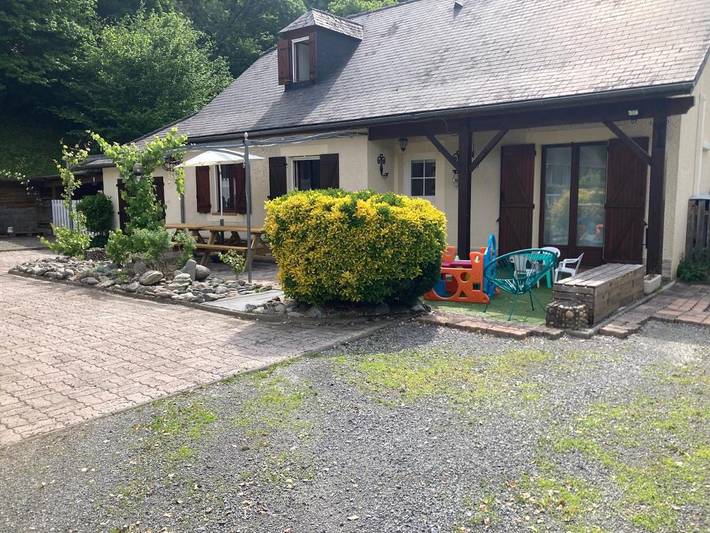 Maison de vacances pour 10 personnes, avec Terrasse ainsi que Jardin et Vue