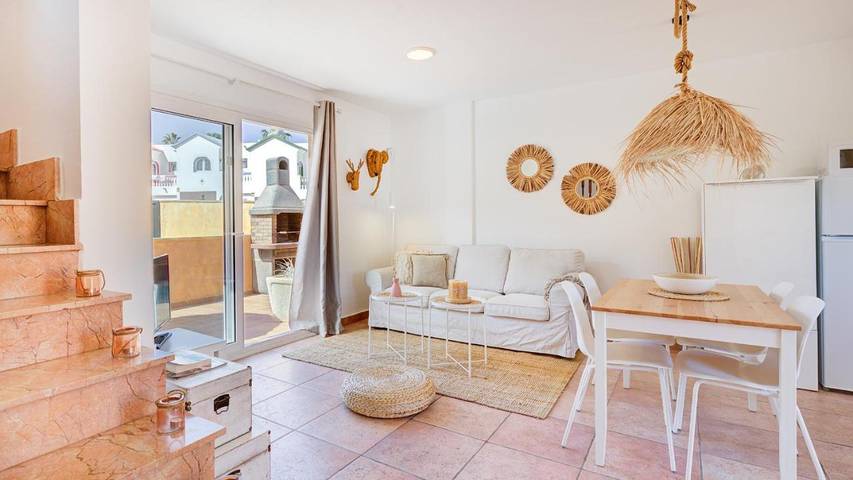 Strandhaus für 6 Personen, mit Pool und Terrasse sowie Ausblick auf Fuerteventura