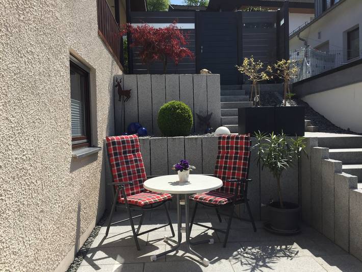 Ganze Ferienwohnung, Ferienwohnung Schäfer im Neuffenertal - Ferienwohnung, 30qm, 1 Schlafzimmer, Terrasse, max. 2 Personen in Frickenhausen-Linsenhofen, Frickenhausen