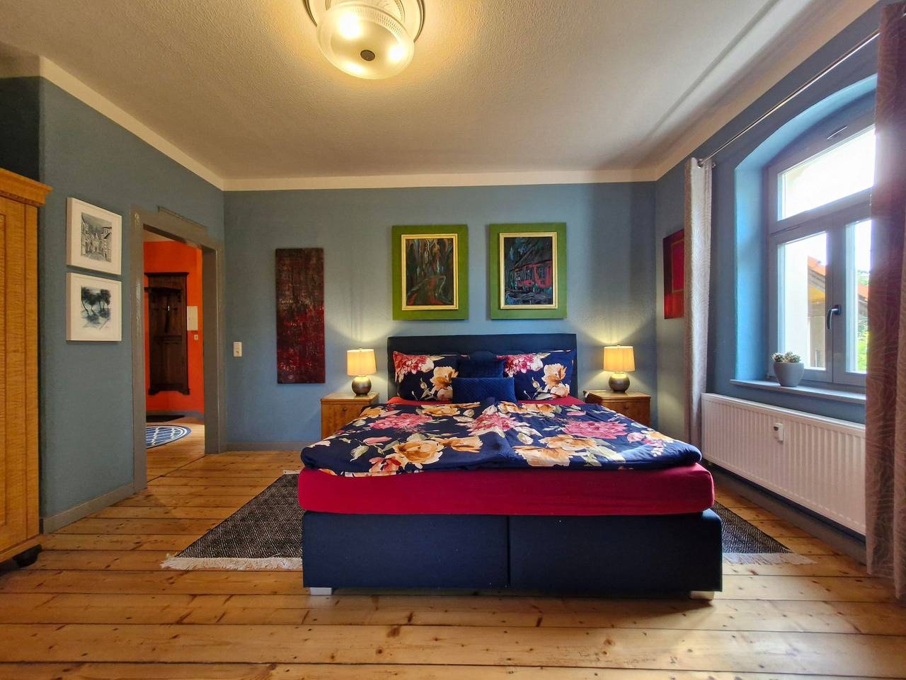 Ganze Ferienwohnung, Arthouse Lilienstein - Ferienwohnung Rose, 1 Schlafraum in Porschdorf, Bad Schandau