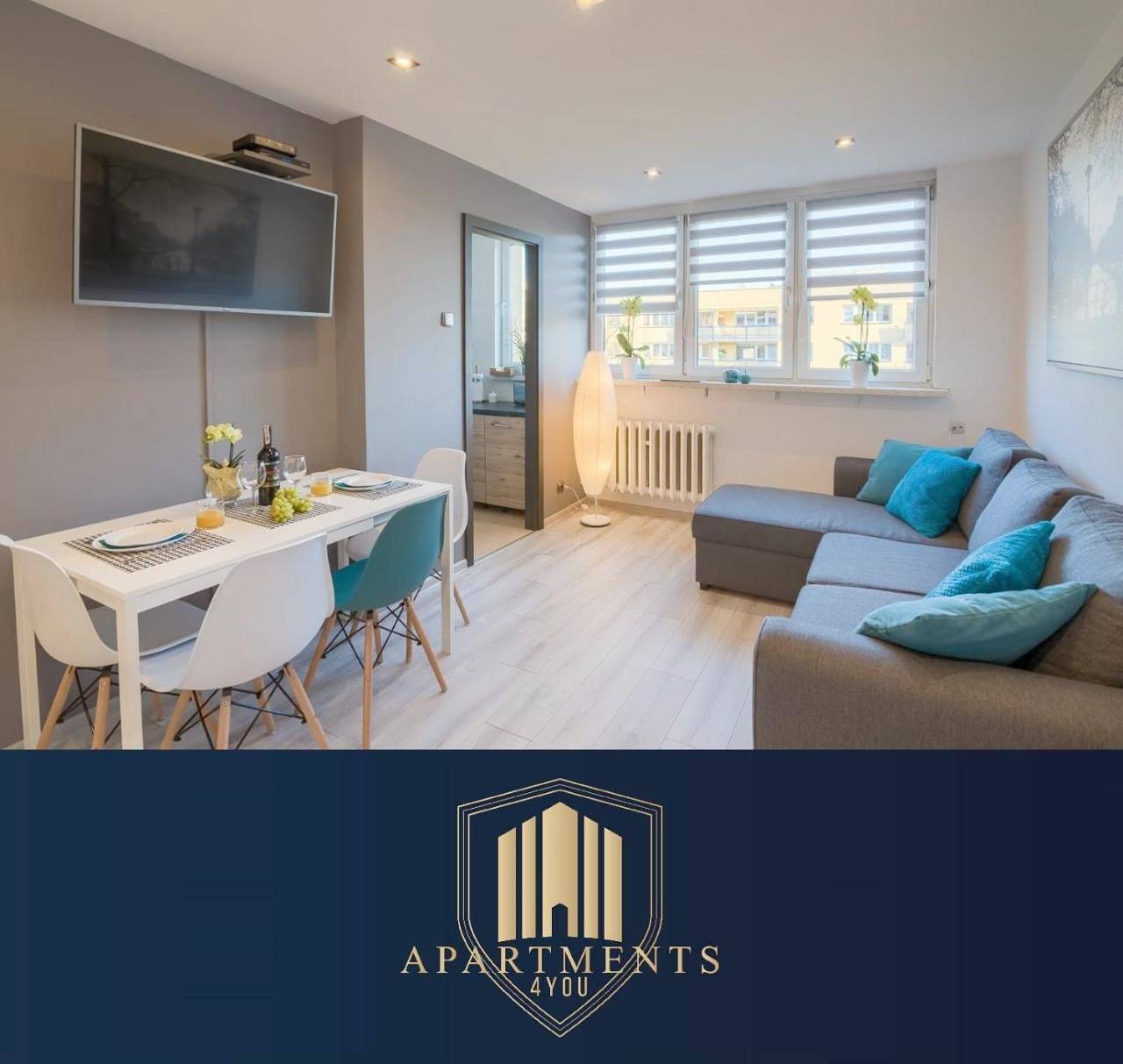 Cały apartament, Apartments 4 You Niepodległości in Tychy, Śląsk