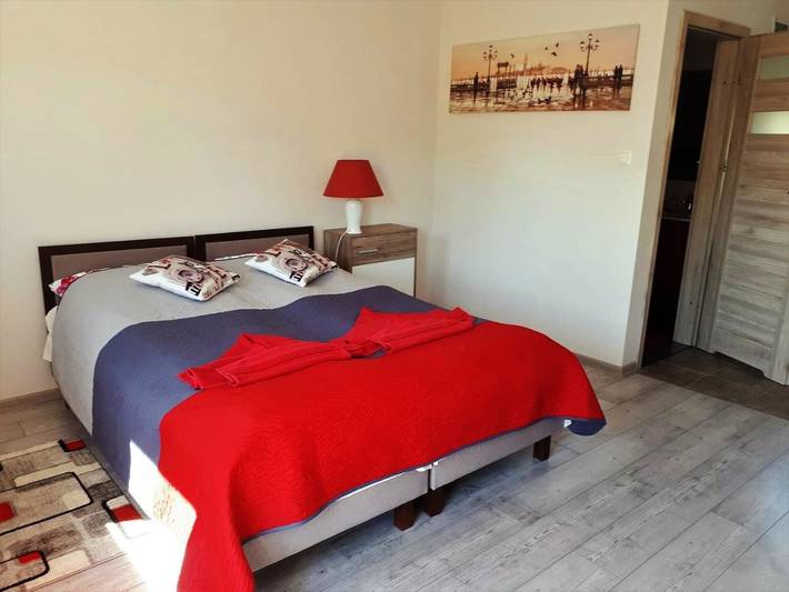 Ferienwohnung für 5 Personen, mit Ausblick und Garten