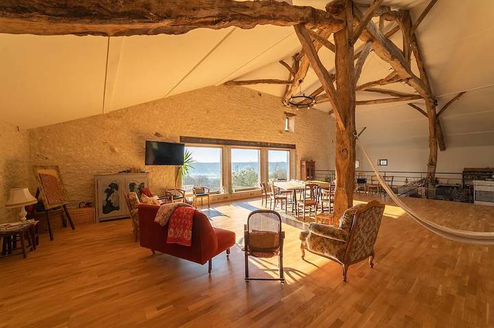 Gîte pour 15 personnes, avec sauna et jardin à Fauroux - 2