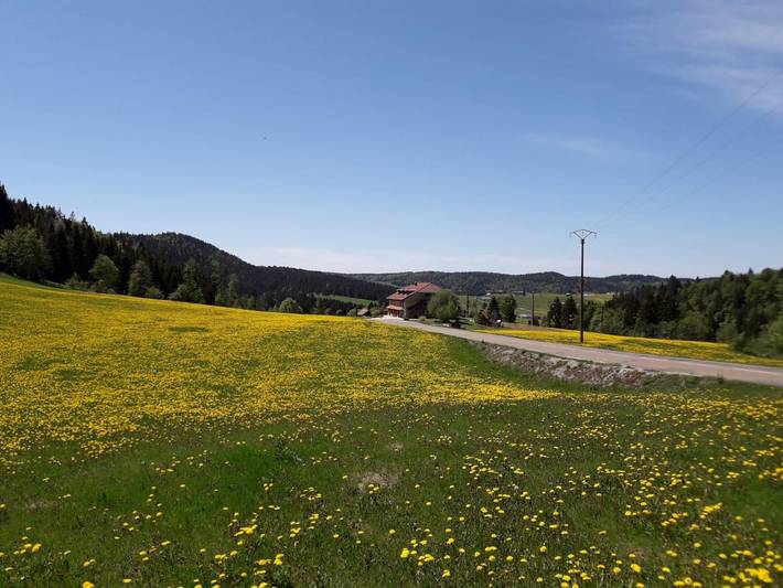 Gîte pour 4 personnes, avec Jardin et Vue à Les Molunes