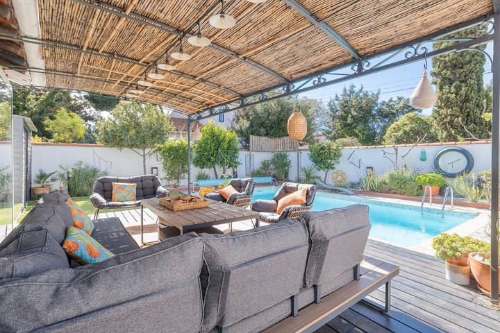 Maison de campagne pour 10 personnes, avec jardin à Espira-de-l'Agly