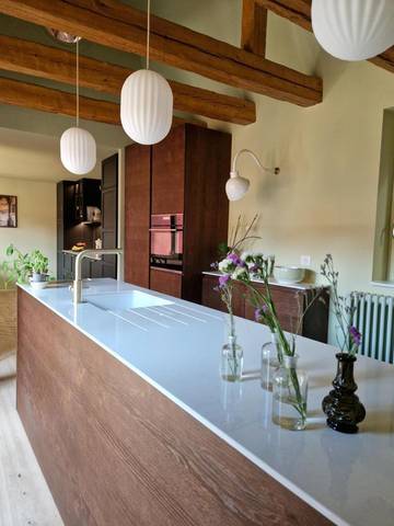 Gîte pour 10 personnes, avec terrasse à Gueberschwihr