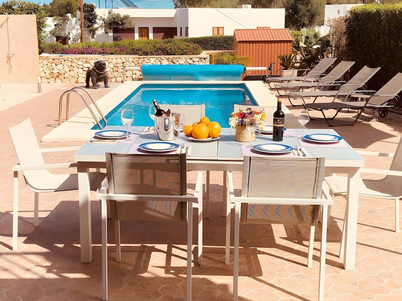Villa mit privatem Pool in Cala Romántica – Entspannung pur für bis zu 6 Gäste in S'Estany d'en Mas, Manacor