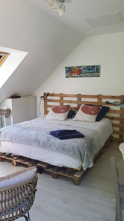 Chambre d’hôte pour 2 personnes, avec Balcon ainsi que Jardin et Vue dans Theix-Noyalo