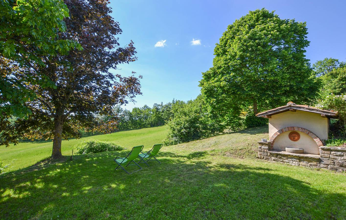 Gemütliche 2-Zimmer-Wohnung mit Garten und Parkplatz in Pietralunga, Valtiberina