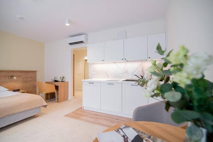 Appart’hôtel pour 6 personnes, avec vue et jardin